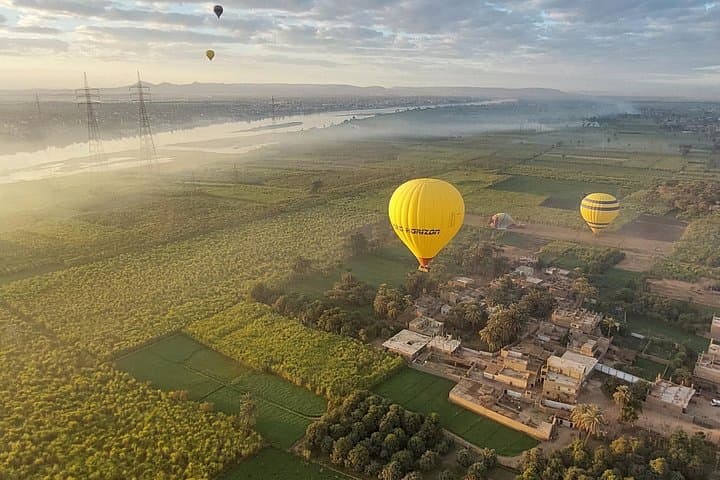 Hot Air Balloon Over Luxor: Sunrise Flight Above Ancient Thebes photo 2