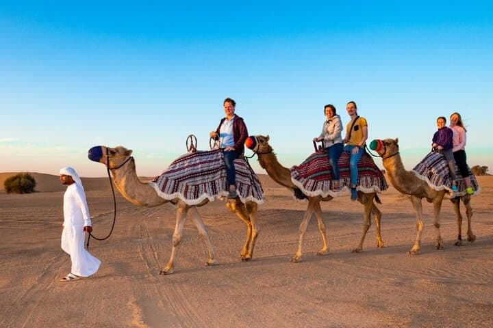 Dubai Private 4x4 Desert Safari & Bedouin-Style Dinner — Dune Bashing, Camel Rides, Live Shows