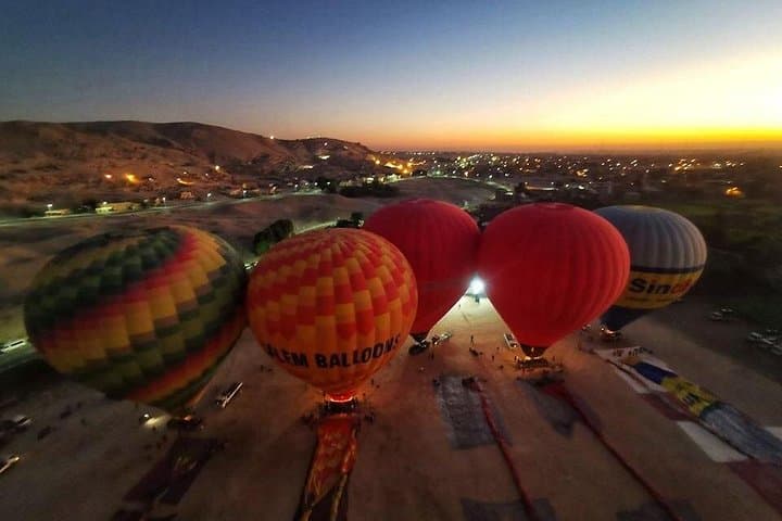 Hot Air Balloon Over Luxor: Sunrise Flight Above Ancient Thebes photo 3
