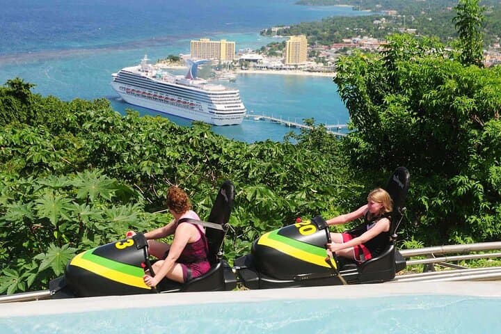 Full-Day Ocho Rios Adventure: Sky Explorer, Zipline, Blue Hole & Secret Falls