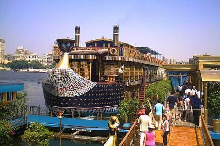 Evening Nile Pharaoh Dinner Cruise in Cairo — Sunset, Belly Dance & Buffet