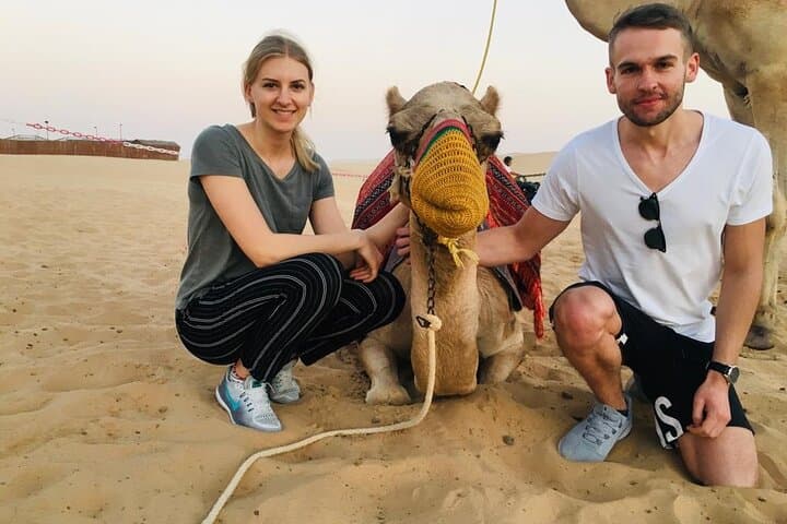 Sunset-to-Starlight Abu Dhabi Desert Safari: Dune Bashing, Quad Biking & Camp Experience photo 6