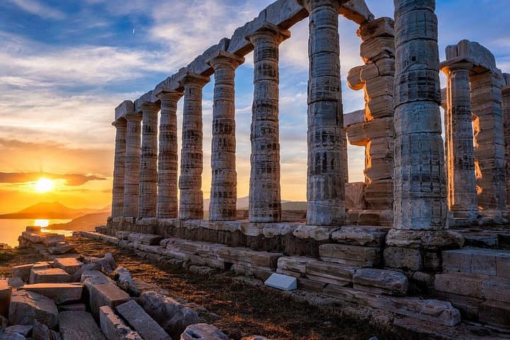 Cape Sounio Temple of Poseidon Half-Day Private Tour from Athens