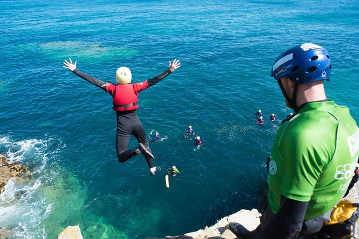 Coasteering Experience in Newquay: Secret Gully Adventure near Towan Beach