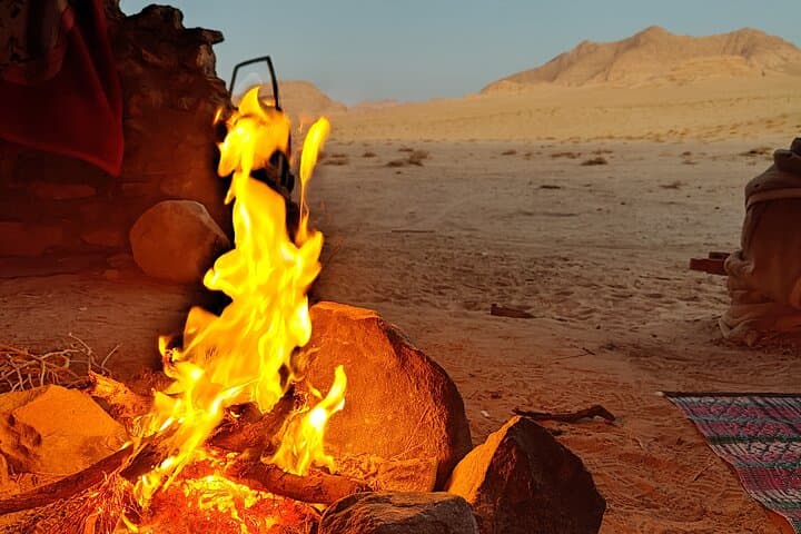 Wadi Rum Full-Day Jeep Tour & Sleep Under the Stars — Bedouin Camp Experience