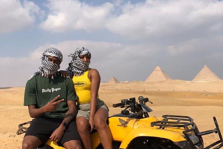 ATV Desert Safari Around the Giza Pyramids: 1-Hour Quad Bike Adventure photo 2