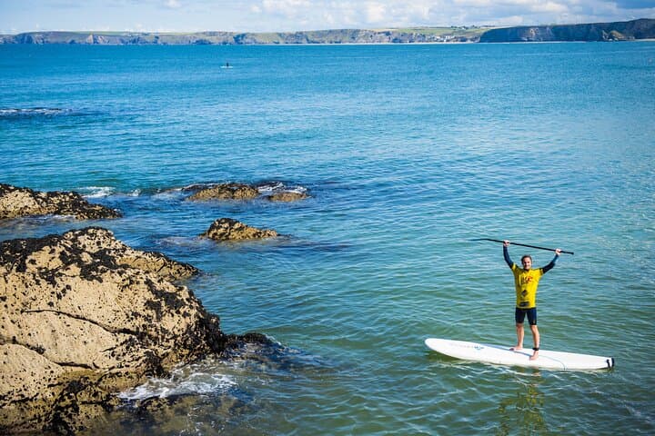Stand-Up Paddleboarding Around Newquay: A Beginner's Coastal SUP Lesson & Tour photo 4