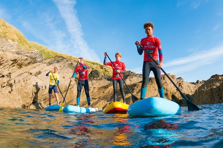 Stand-Up Paddleboarding Around Newquay: A Beginner's Coastal SUP Lesson & Tour photo 2