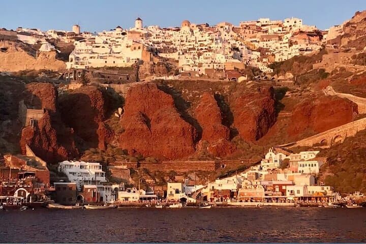 Santorini Caldera Sunset Catamaran Cruise with Greek Dinner photo 4
