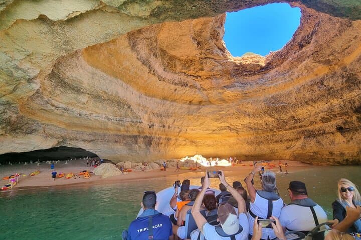 Benagil Caves and Dolphin-Watching Cruise from Albufeira