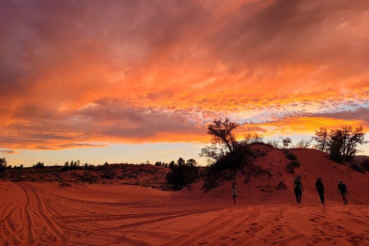 Sunset Sandboarding & Peekaboo Slot Canyon UTV Adventure near Zion