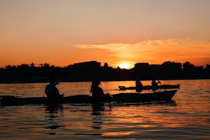 Belgrade Sunset Kayak Tour: Paddle the Sava and Danube Confluence photo 4