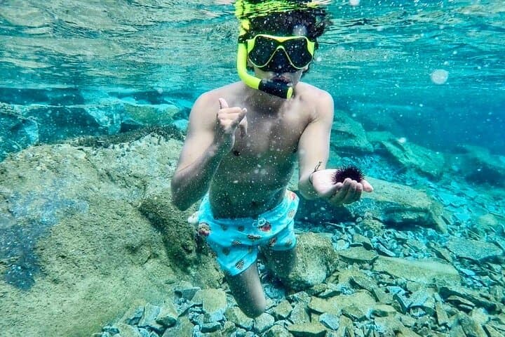 Santorini Caldera Traditional Kaiki Cruise — Swim, Snorkel & Volcano Lunch photo 6