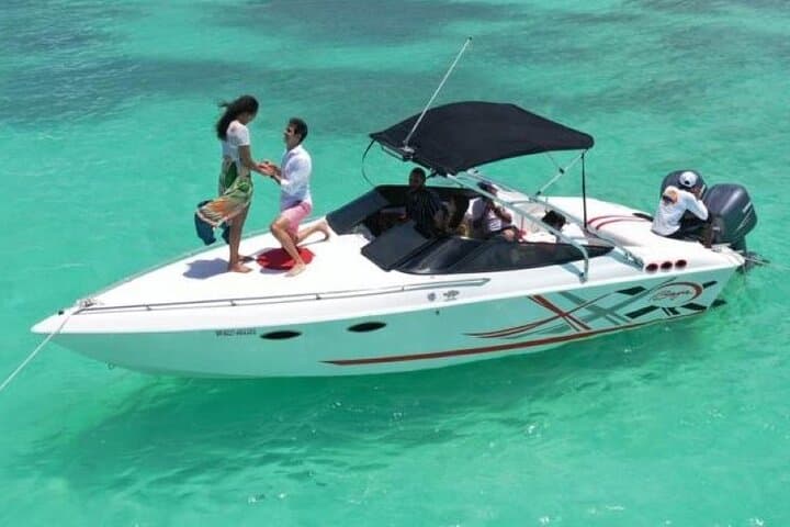 Private Saona Island Speed Boat Tour from Bayahibe — Luxury Day Trip