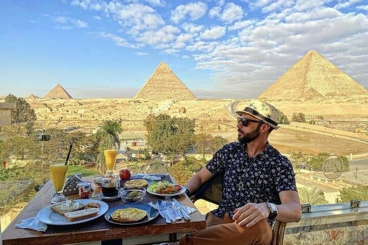 Sunset Camel Ride at the Pyramids with Dinner & Sound & Light Show photo 6