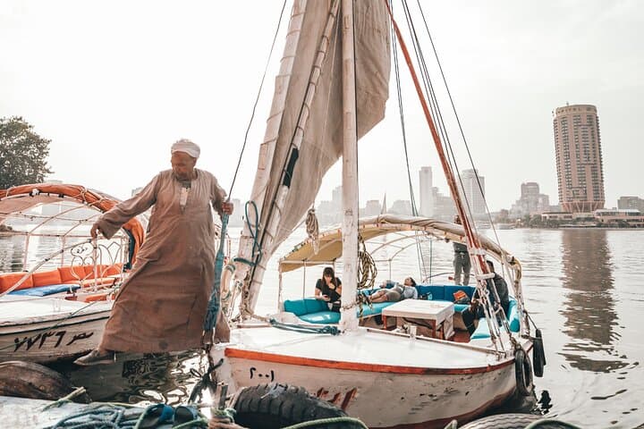 Sunset Felucca Ride on the Nile in Cairo: Evening Sail & City Views photo 5
