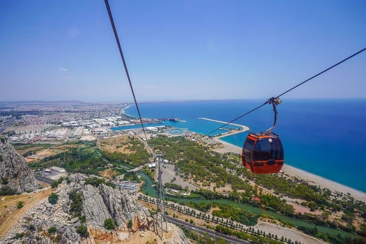 Antalya City Tour from Side: Old Town, Kursunlu Waterfall & Optional Boat Trip
