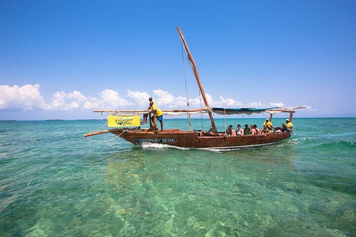 Safari Blue Kwale Island Day Trip: Snorkel Dolphins & Seafood in Menai Bay photo 4