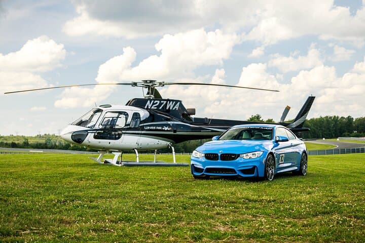 Helicopter Transfer and Racecar Driving at Monticello Motor Club from NYC photo 4