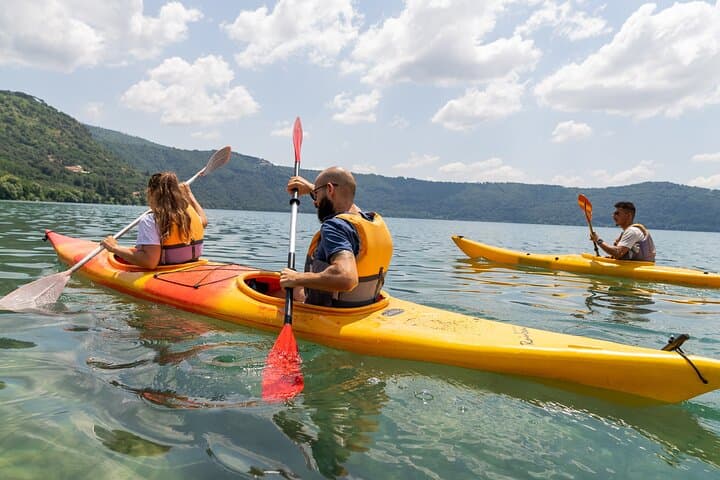 Castel Gandolfo Kayak Tour — Lake Albano Kayaking with Wine & Food Tasting photo 2