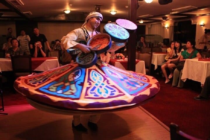 Nile Dinner Cruise in Cairo: Evening Buffet, Belly Dance & Tanoura Show