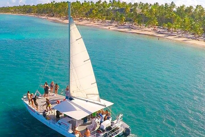 Saona Island Party Boat to Natural Pool with Lobster and Open Bar photo 1
