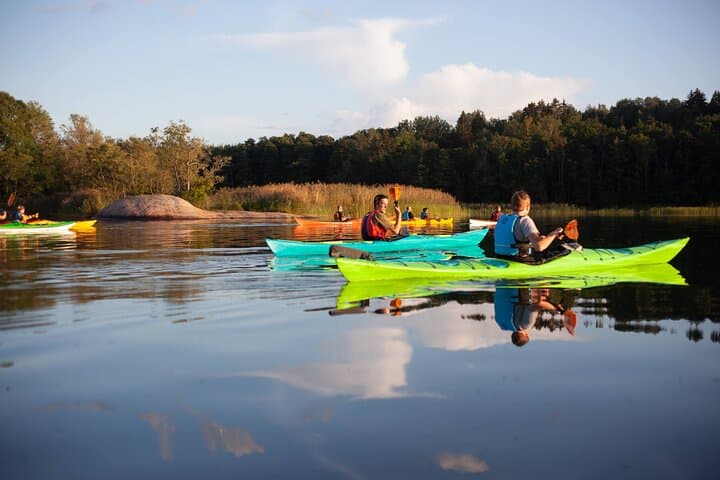 Sunset Kayaking in the Stockholm Archipelago: Fika Evening Paddle from Vaxholm photo 4
