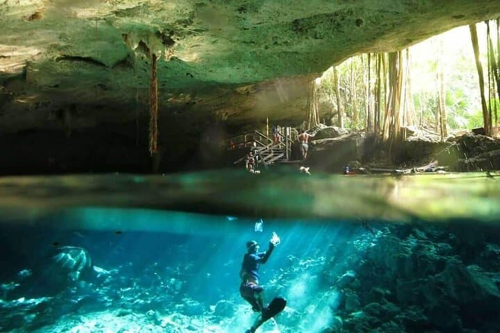 Cenotes Near Tulum: Snorkel Dos Ojos & Casa Cenote (Manati)