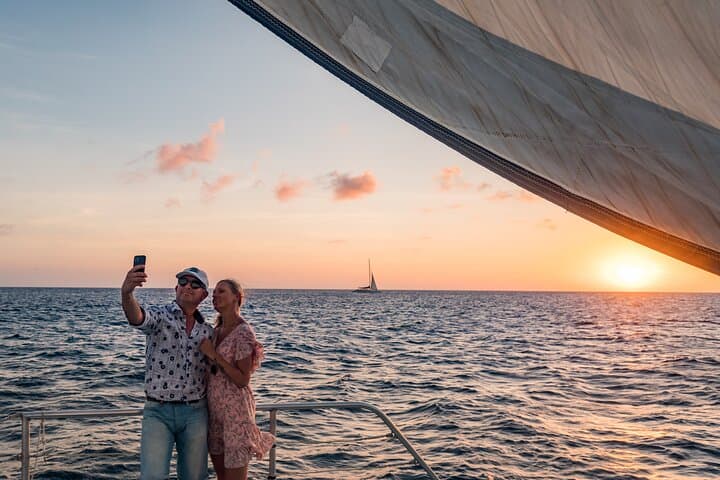 Happy Hour Sunset Cruise in Curaçao — Spanish Water Catamaran Sunset Sail photo 3