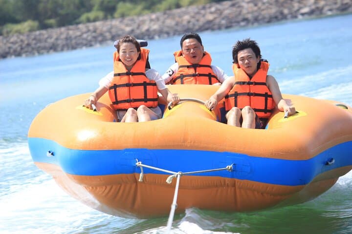 Private Nusa Dua Water Activities + 90-Min Balinese Massage — Parasail, Jet Ski & Diving photo 5