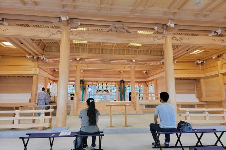 Private Mt. Aso guided tour: Aso Shrine, Kusasenri grasslands & active crater photo 3