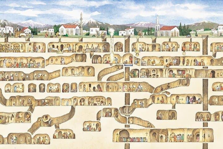 Cappadocia 2-Day Red & Green Tour: Zelve, Ihlara Canyon & Underground Cities photo 3