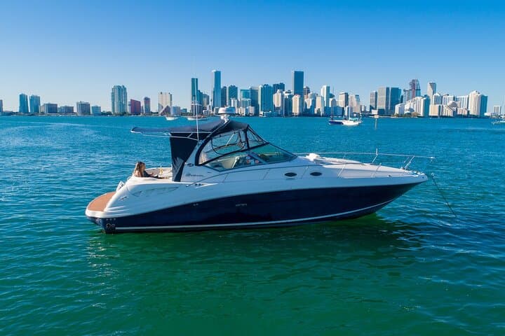 Private Miami Yacht Rental: 2–4 Hour Sundancer Charter in Biscayne Bay photo 3