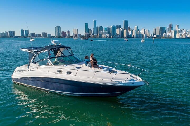 Private Miami Yacht Rental: 2–4 Hour Sundancer Charter in Biscayne Bay