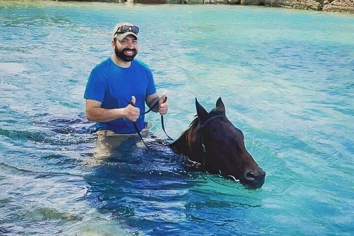 Ride the Caribbean Shore and Climb Dunn's River Falls: Private Horseback & Waterfall Tour photo 1