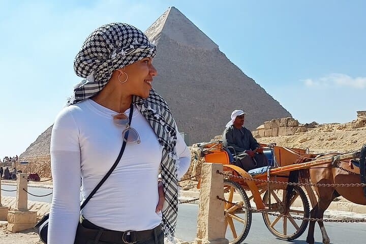 Half-Day Giza Pyramids & Sphinx Tour with Camel Ride and Lunch