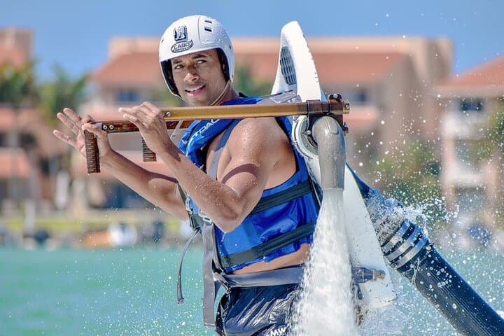 Jetpack Over Nichupté Lagoon: Hoverboard Flight Experience in Cancún photo 2