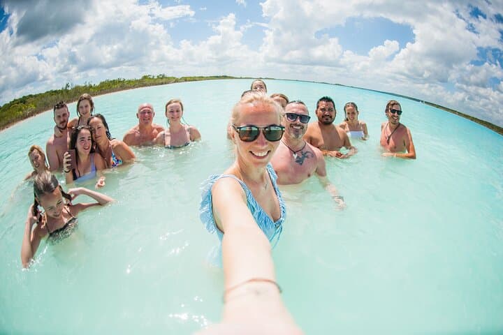 Bacalar Seven Color Lagoon Boat Excursion from Costa Maya — 5‑Hour Pontoon Tour photo 5