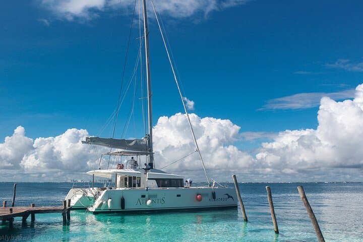 Sunset Catamaran & Snorkel to Isla Mujeres with National Open Bar (Cancun) photo 3
