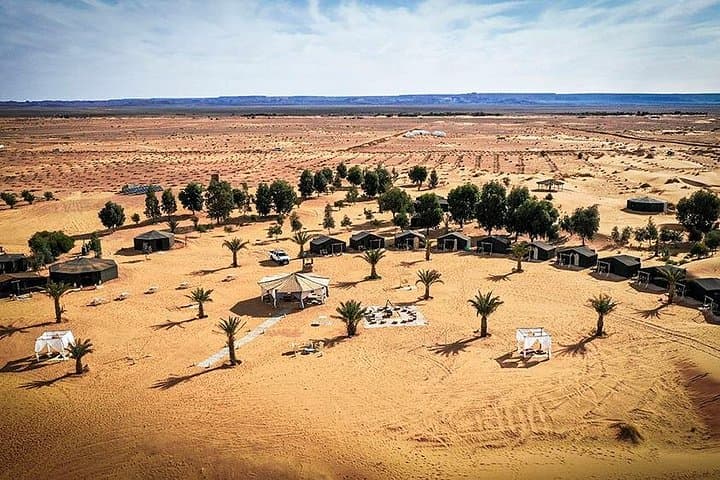 Overnight in Erg Chebbi: Camel Trek & Berber Desert Camp near Merzouga