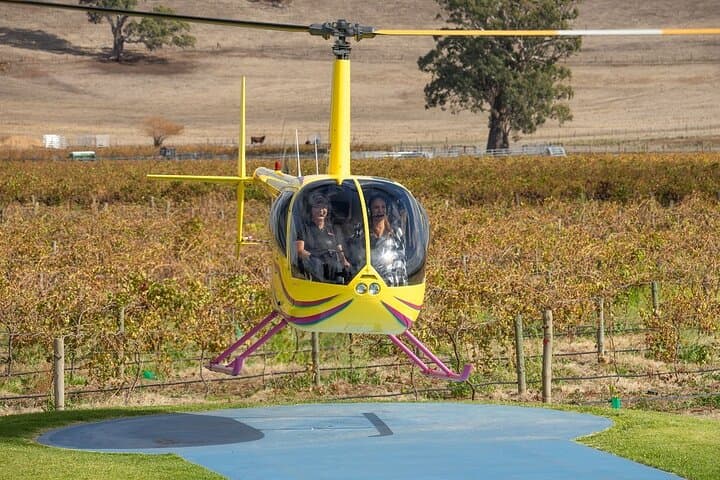 Helicopter Scenic Flight Over Southern Barossa Reservoirs & Vineyards