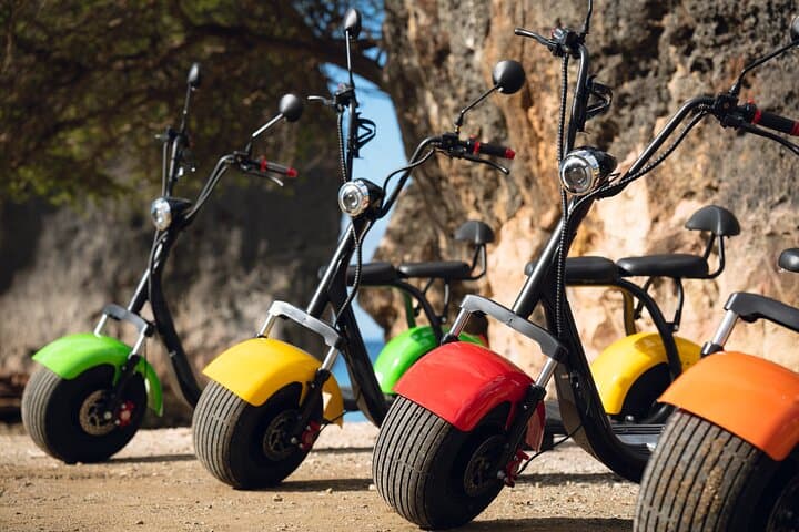 Eco-Friendly Electric Scooter Island Tour in Curaçao: Beaches, Forts & Hidden Views