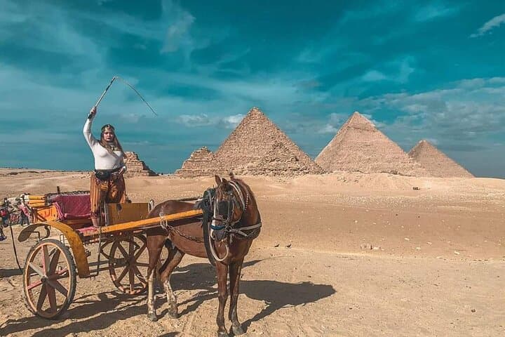 Giza Pyramids Horse Carriage Tour — Half-Day Sunrise & Sunset Ride
