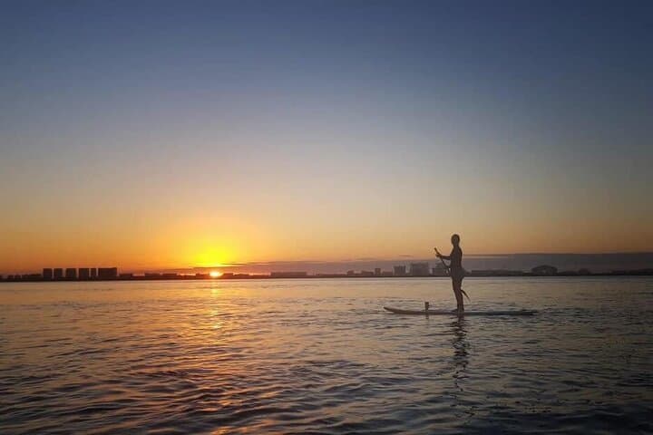 Sunrise & Sunset Paddle Boarding in Cancún — Nichupté Lagoon and Bay Tours photo 1