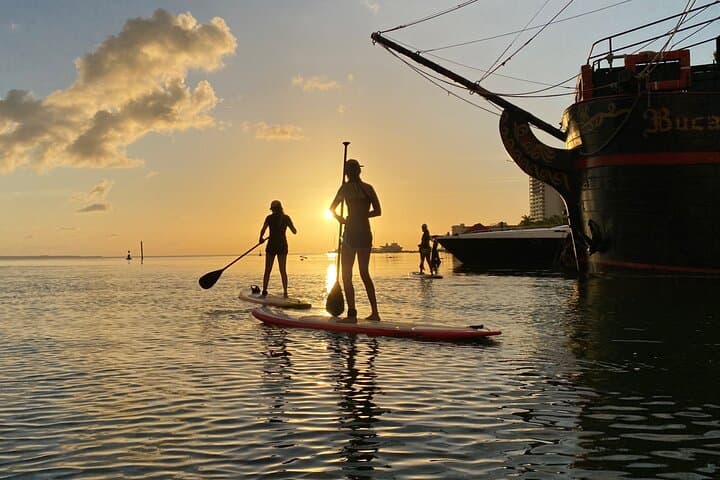 Sunrise & Sunset Paddle Boarding in Cancún — Nichupté Lagoon and Bay Tours photo 3