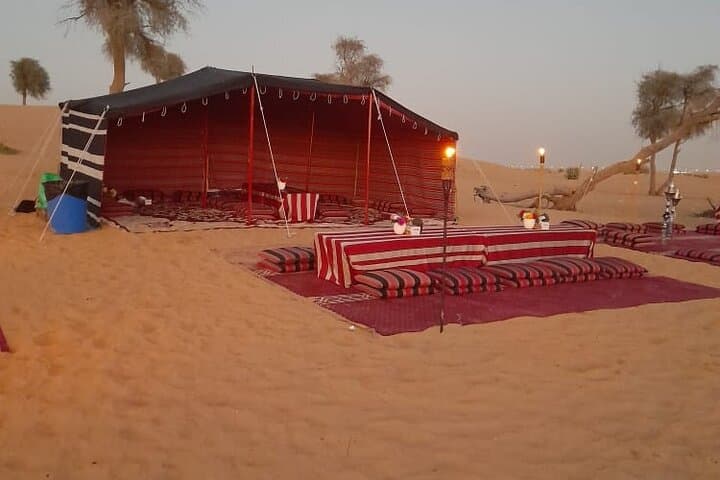 Sunset Falconry & Private Al Lahbab Desert Safari — 4x4 Red Dunes, Camel Ride & BBQ photo 4