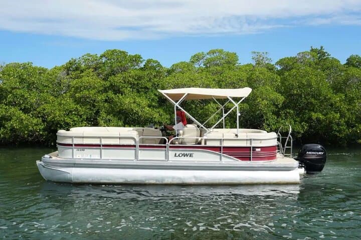 Key West Half-Day Pontoon Rental — 22ft Premier, 115 HP