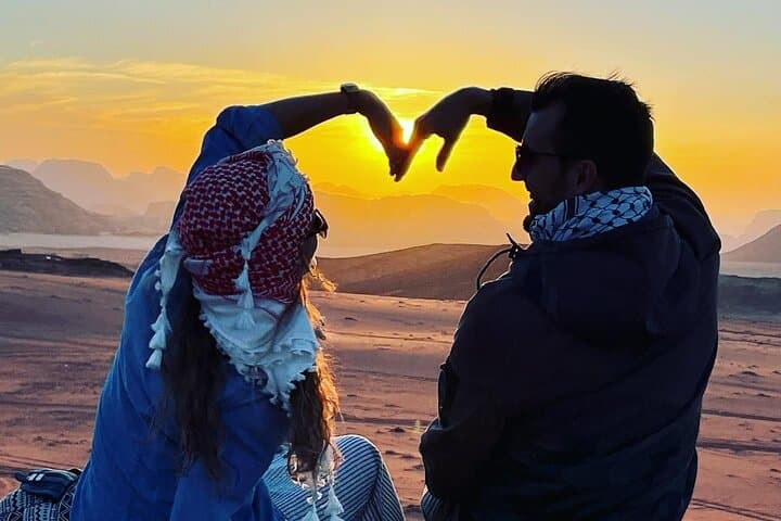 Full-Day Wadi Rum Jeep & Camel Tour — Sand Dunes, Canyons and Bedouin Lunch photo 1