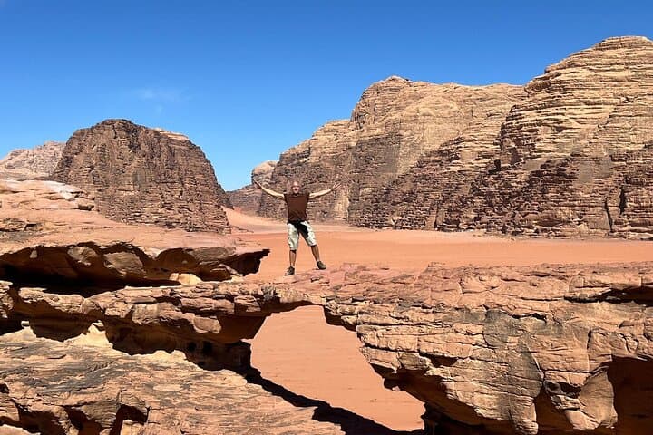 Wadi Rum Half-Day 4x4 and Camel Tour — Lawrence's Spring, Sand Dunes & Rock Bridges photo 5