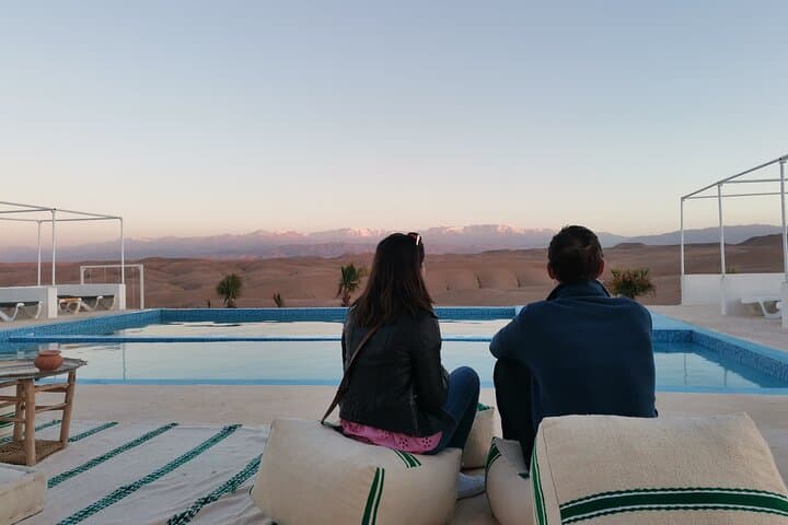 Sunset Camel Ride in Agafay Desert from Marrakech with Dinner & Live Music